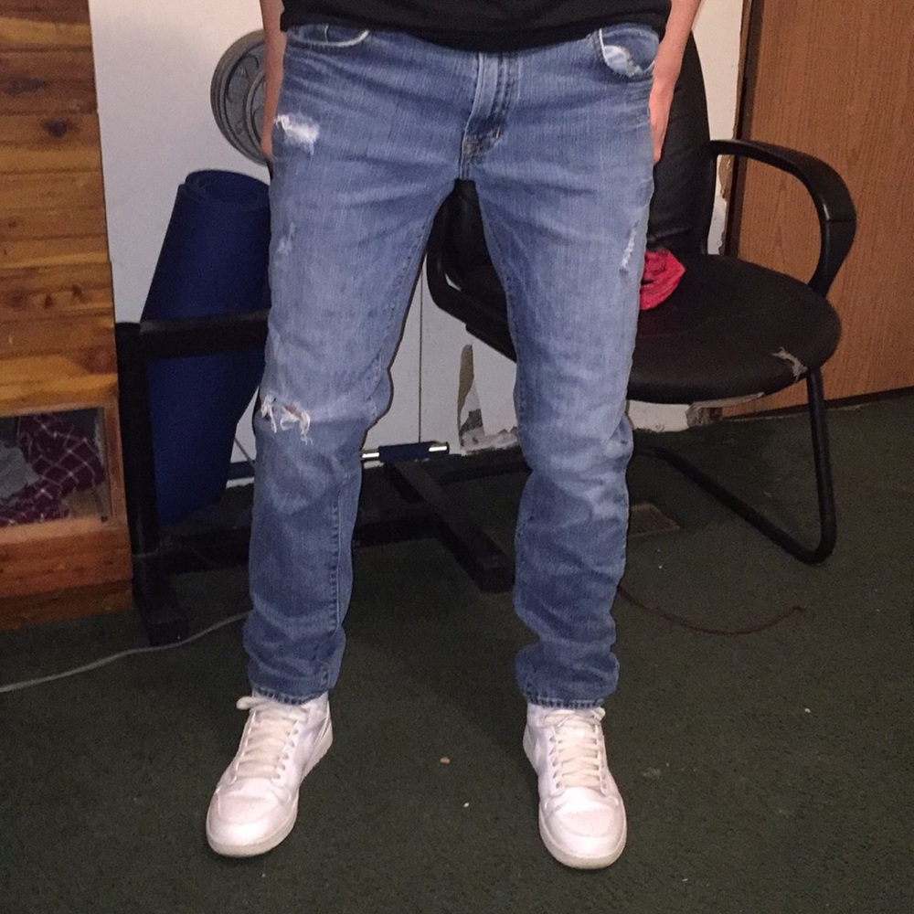 Arizona Jeans Distressed Slim straight fit